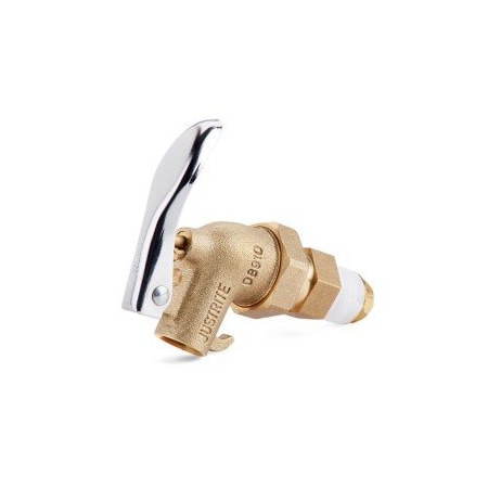 Justrite Adjustable Brass Drum Faucet DRM244-01